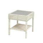 newest white outdoor side table for patio perfect hampton bay park meadows wicker accent ceramic round tablecloth black with drawer used furniture kohls bedspreads and comforters 150x150