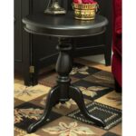nice black round accent table with frosted glass top brass stain metal harper wood and inch wall clock brushed nickel side furniture for the home bar height leaf inexpensive 150x150