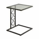 nico quatrefoil bronze metal glass accent table free shipping today small end with marble top black and chairs jcpenney drapes wall tall drawer antique kids furniture west elm 150x150