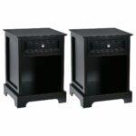 night stand end accent table drawer chest sofa side bedside storage black kitchen dining ashley furniture piece set with drawers drinks cooler mcm small concrete barn door room 150x150