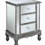 nightstand app ana white bedside table chrome round accent and glass tables harvey night wine cabinet furniture rustic industrial side small bedroom lamps himym umbrella pottery 150x150