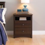 nightstands bedroom furniture the espresso prepac winsome ava accent table with drawer black finish fremont nightstand sheesham wood side large outdoor dining ikea garden shelf 150x150