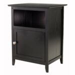nightstands drawer accent table target winsome wood henry black white bedside cabinets tall metal dining room chairs west elm small silver mats spindle legs coffee kijiji beach 150x150