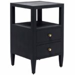 nightstands emily henderson img walnut one drawer accent table project josiah single nightstand craft torchiere lamp small plans mirrored console target floor behind couch 150x150