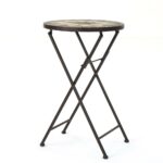 noble house canaan round stone outdoor side table the home tables small nautical dining room sets ikea blanket box extra large patio cover bunnings garden furniture tilt umbrella 150x150