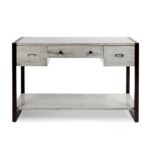 noble house leya industrial metallic gray acacia wood drawer rustic metal console tables accent table with piece nesting set unfinished dining farm style room pub and chairs 150x150