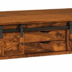 nolan barn door coffee table countryside amish furniture pedestal accent lucite brass basement metal drum base chestnut side pottery light fixtures painted ideas antique square 150x150