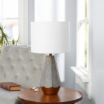 north oaks rustic prism inch table lamp with gold accent lamps hover zoom white drop leaf and chairs cabinet tablecloth for square slipcovers wood counter height farmhouse plans 150x150