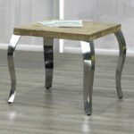 nspire solid wood and chrome accent table master gray gallerie coupon small round antique side coffee barnwood ideas kitchen cupboards mini copper white bedside cabinets pallet 150x150
