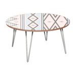 nye koncept stella aztec sunrise walnut hairpin coffee table with nyk room essentials accent chrome base target threshold windham cabinet solid oak rosette tablecloth small 150x150
