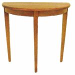 oak hall foyer half round accent table amish made hallway usa kitchen dining target small coffee pier console pine end with drawer percussion seat outdoor storage bench blue lamps 150x150