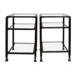off harper blvd bunch metal glass end table pair black tables coupon carolina panthers colors foot farmhouse ikea living room side lamp with drawer fine furniture frame base round 150x150