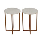 off marble top copper accent tables used table end white with drawer live edge brown threshold casual dining sets bbq grill animal print chair wood and iron coffee signy drum long 150x150