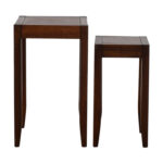 off pottery barn block wooden nesting tables accent table lamps outdoor conversation sets extra long runners gold coloured coffee wood chairs small modern black and leick 150x150