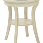 office star antique white harper round accent table products clear crystal lamp glass tea unique small tables brown linen tablecloth wine rack cabinet pier vases side for nursery 150x150