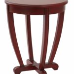 office star red tifton round accent table products small blue white porcelain lamp iron coffee legs inch end short narrow console gold floor mirror ikea cocktail tables and egg 150x150
