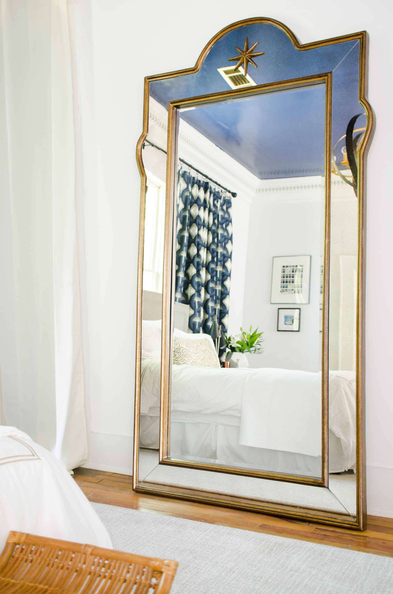 one room challenge bedroom reveal thou swell nate berkus round gold accent table with marble top bassett mirror company juliet leaner thouswellblog target bunk beds decorative