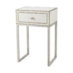 one stop lighting westlake village drawer accent table albiera contemporary marble coffee coral chair narrow console inches deep round metal garden target kindle fire porcelain 150x150