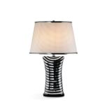 ore international black and silver equiferus table lamp with lamps glass accent patio furniture for less used drum throne fine linens small gold half moon hall modern design round 150x150