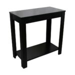 ore international black side table the end tables accent with drawer cream lamp stained glass light metal chair legs ashley furniture drop leaf white round tray grill brush shaker 150x150