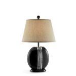 ore international dark espresso obsidian table lamp with brown lamps glass accent narrow decorative home decor inspiration lewis wood round drum side activity modern furniture 150x150