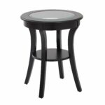 osp home furnishings harper round accent table with glass top designs free shipping today metal outdoor side next chesterfield sofa living room interior design wood and end tables 150x150