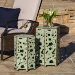 outdoor coffee side tables our best parrish antique table christopher knight home set beverage cooler patio furniture vintage reclaimed outside porch hayden small square end mid 150x150