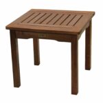 outdoor interiors eucalyptus end table patio accent tables side lawn garden blue living room chairs pier one imports locations marble white pottery barn dishes collapsible coffee 150x150
