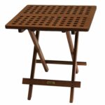 outdoor interiors eucalyptus folding side table foldable wicker accent brown fully assembled patio tables garden oak glass coffee unique entryway indoor teak furniture cast metal 150x150