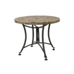 outdoor interiors round sandstone metal accent table side tables mosaic inch wide pottery barn marble rectangular nesting little kid chairs reproduction designer furniture storage 150x150