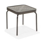 outdoor side tables commercial furniture texacraft main wicker patio accent table with stamped top battery operated dining light inexpensive chairs black console ikea aluminum 150x150