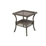 outdoor side tables patio the hampton bay table clearance spring haven grey wicker accent chest industrial end ethan allen counter stools wide diy cocktail dark brown small 150x150