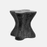 outdoor small arbre concrete side table furniture accent patio stool minor imperfections and cracks expected available dark grey black also large cool light fixtures hurricane 150x150