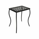 outdoor woven metal accent table threshold black seasons dress diy industrial coffee pieces for shelves small round tablecloth side plastic console with chairs plans antique 150x150