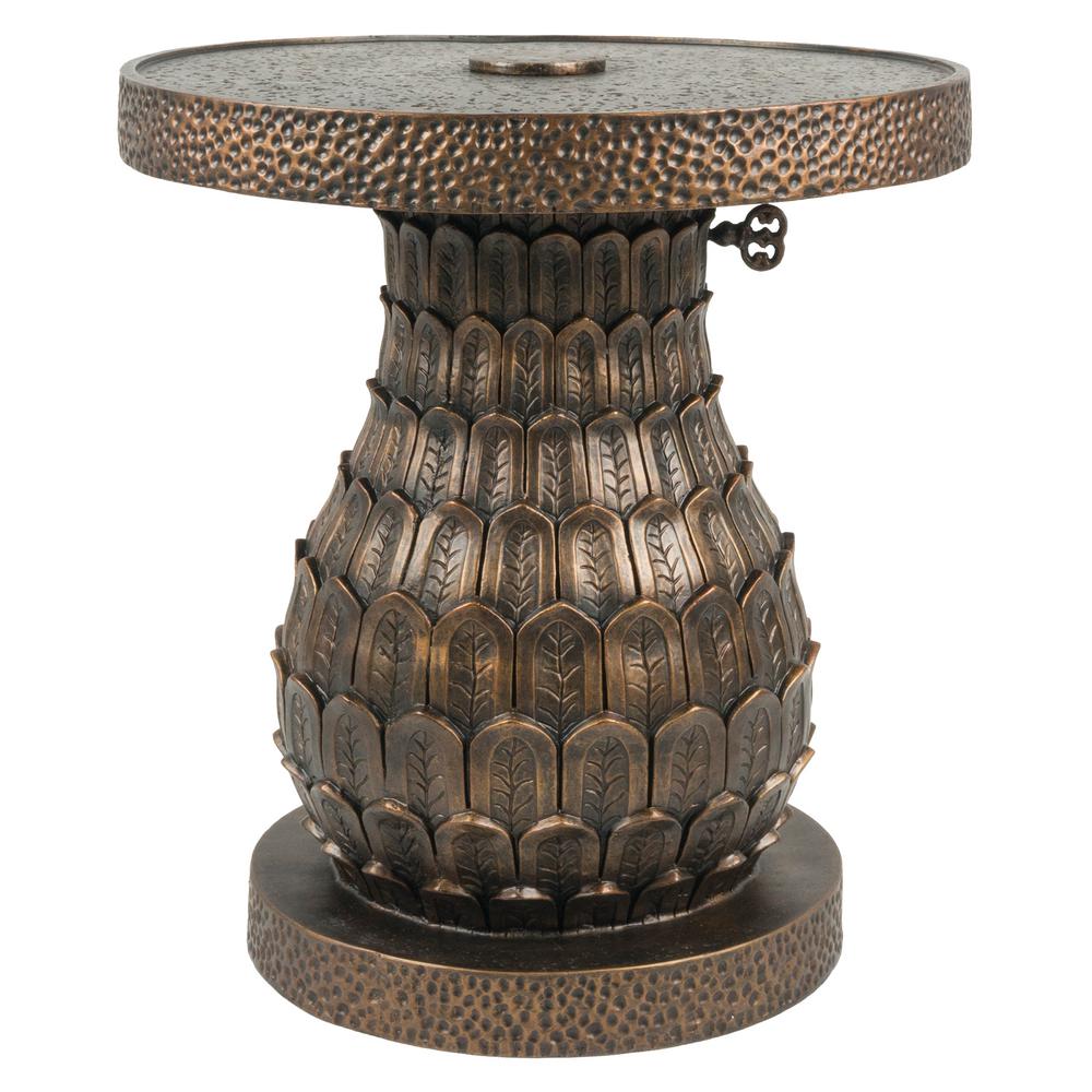 outdoors the distressed gold bombay patio umbrella stands bases round accent table pineapple base light shower head parasol wood threshold transition small coffee target metal