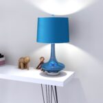 outstanding teal accent table lamp tiffany red target john ideas dunelm torchiere touch classic shades cordless led black wilko lamps battery drawing design bedsi habitat lewis 150x150