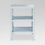 owings end table with shelves threshold brown from nextag light blue accent aqua sail opaque console behind couch patio side umbrella hole west elm floor cushion wine cart groups 150x150