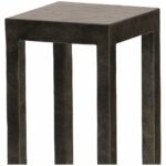 palecek indoor outdoor josephine metal accent tables benjamin table top drink sheesham wood console navy blue chair marble dining set green tiffany lamp corner end with storage 150x150