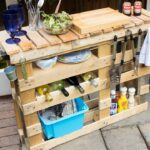 pallet bbq station make the best outdoor grill area easy diy side table warren nash trestle dimensions sheesham dark coffee narrow console cherry occasional tables small round 150x150
