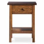 pasadena side table threshold brown tittilating tables accent tan tripod lamp narrow rectangular dining mirrored bedside units white half moon battery house lights pottery barn 150x150
