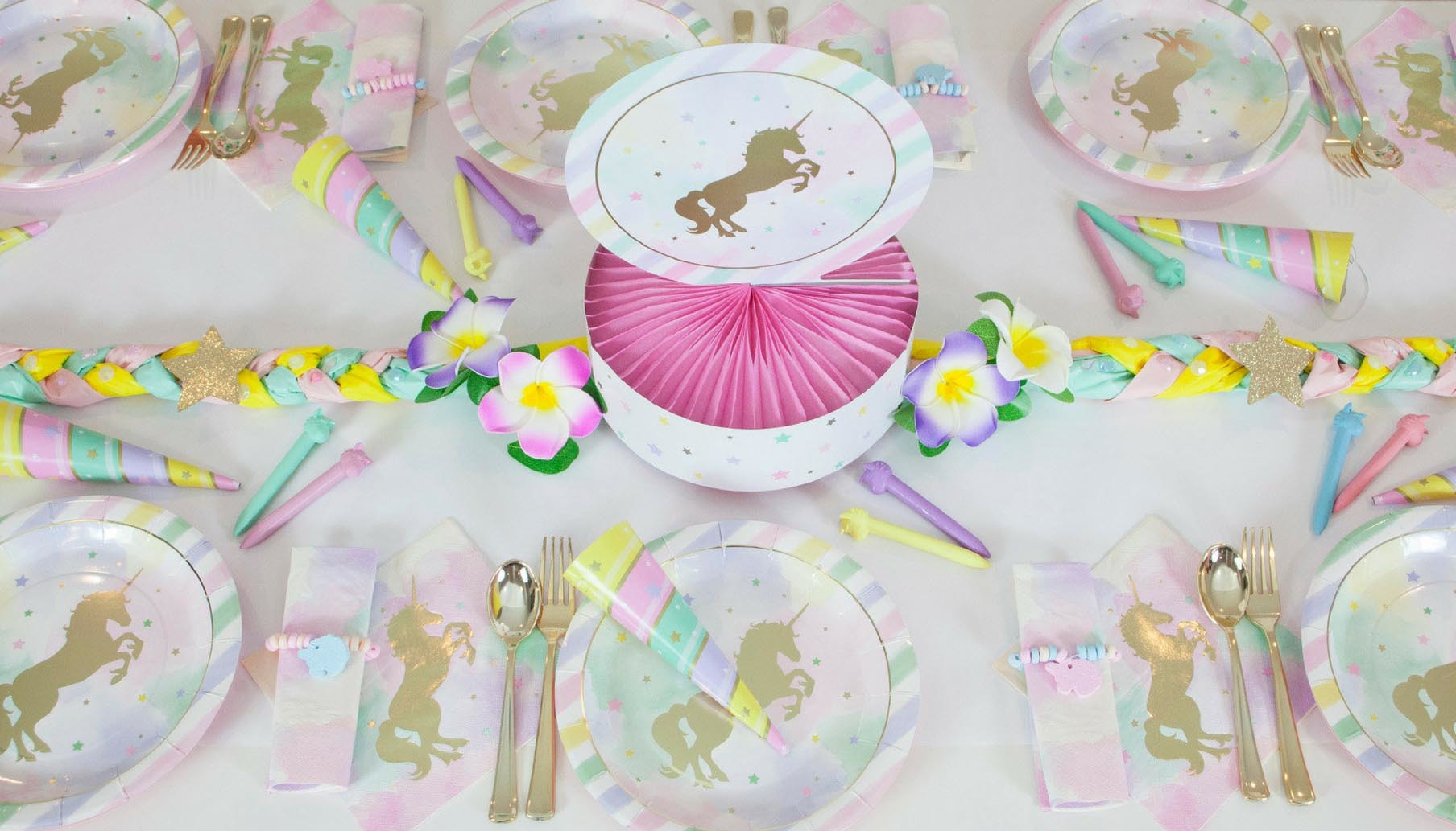 pastel unicorn birthday party accent table sparkle centerpiece home goods patio furniture solid oak lamp bistro nautical inspired lighting hardwood threshold outdoor dining covers