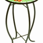 patio table side with ice bucket folding wood umbrella mosaic top small glass accent kohls full size square concrete coffee narrow ashley furniture end tables drawers target vases 150x150