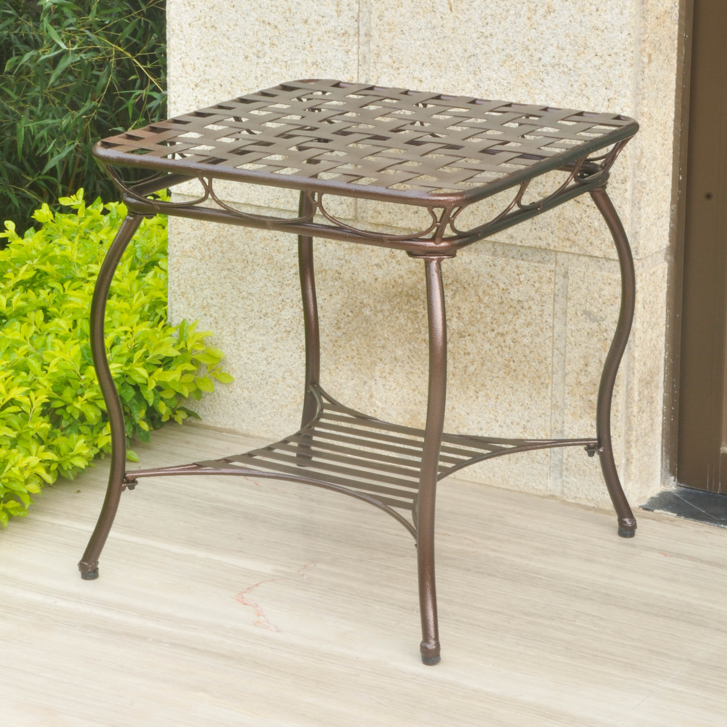 patio tables joss main schilling side table stratford wicker folding accent bronze quickview antique black ice cooler storage cupboards with doors room essentials chair half moon