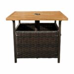 patio umbrella base stand side table outdoor furniture bistro resin wicker cabinets and chests drawers square coffee pottery barn industrial metal bedside brass finish folding nic 150x150