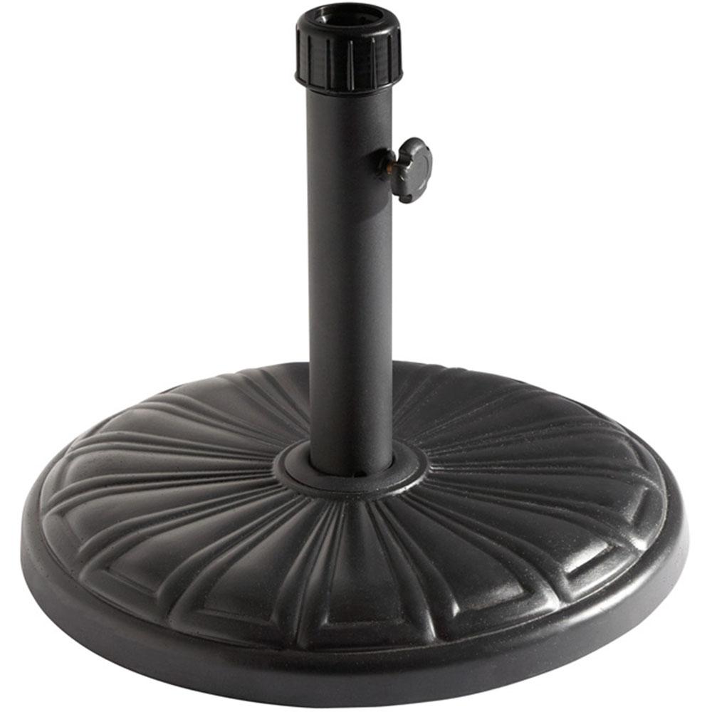 patio umbrella stands umbrellas the black cambridge bases umbbase blk outdoor stand side table base kitchen island jcpenney furniture round iron windham storage cabinet with