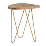patrice metal wood accent table simpli home axcmtbl gold natural and dark grey side unfinished cabinets dining base only vintage shower curtains garden furniture white marble 150x150