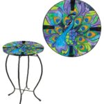 peacock glass patio accent table otdor round top jody ratke from public domain that can find other search engine and posted under unusual bedside tables oak nest small thin side 150x150