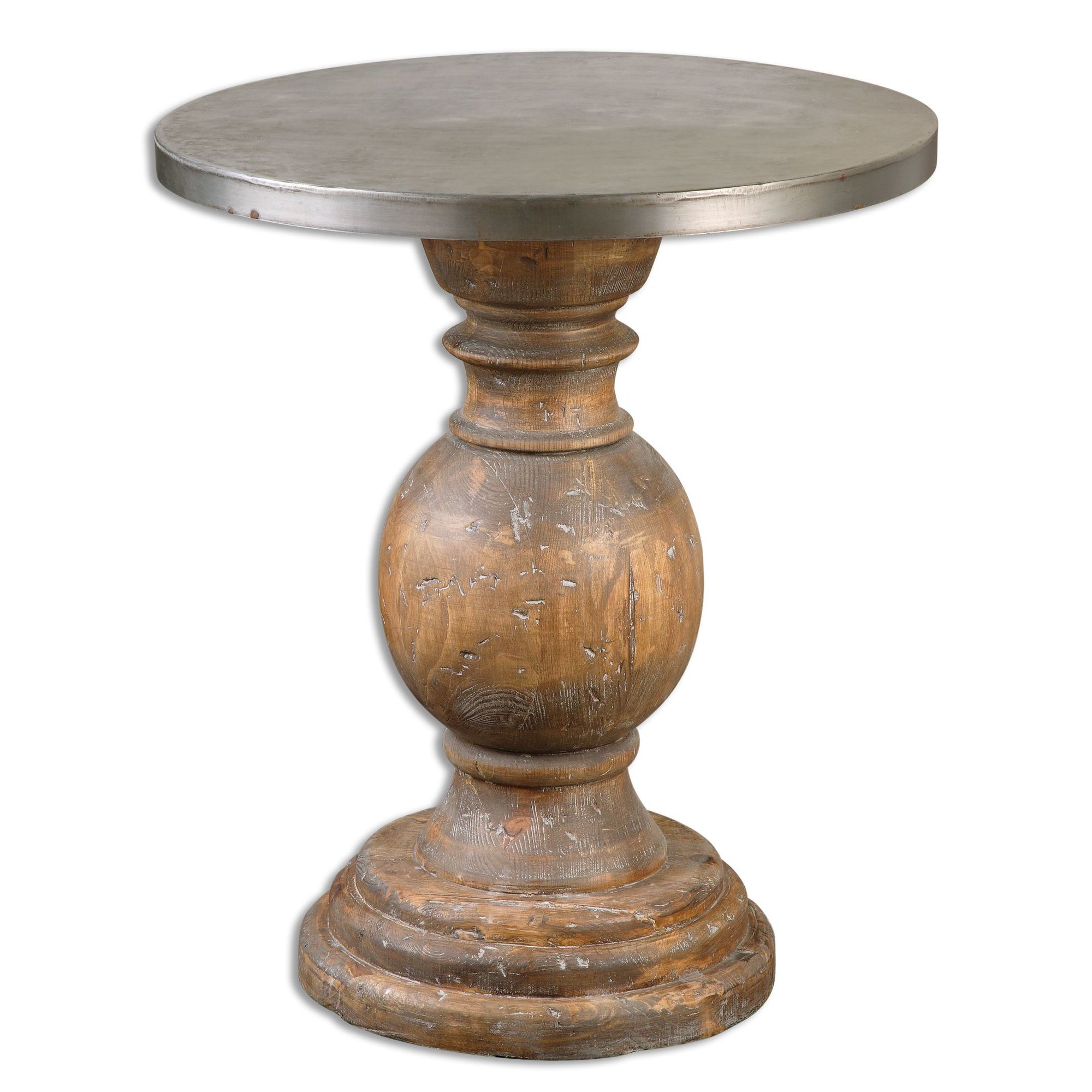 pedestal base accent table brown mathis brothers furniture barn dining white cloth napkins ikea storage bins used drum stool faux marble outdoor nic tables wood ornamental lamps