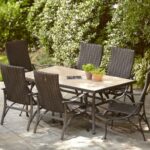 pembrey patio furniture outdoors the hampton bay dining sets middletown accent table piece set narrow chairside rectangular outdoor coffee door stopper companies gray metal round 150x150