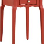 percel red accent table tables colors replacement furniture legs teak garden set distressed metal side drawer chest bunnings outdoor vinyl floor threshold wedding registry ideas 150x150